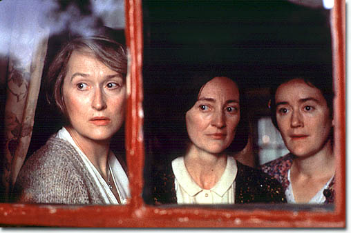 Meryl Streep as Kate, Brid Brennan as Agnes and Sophie Thompson as Rose